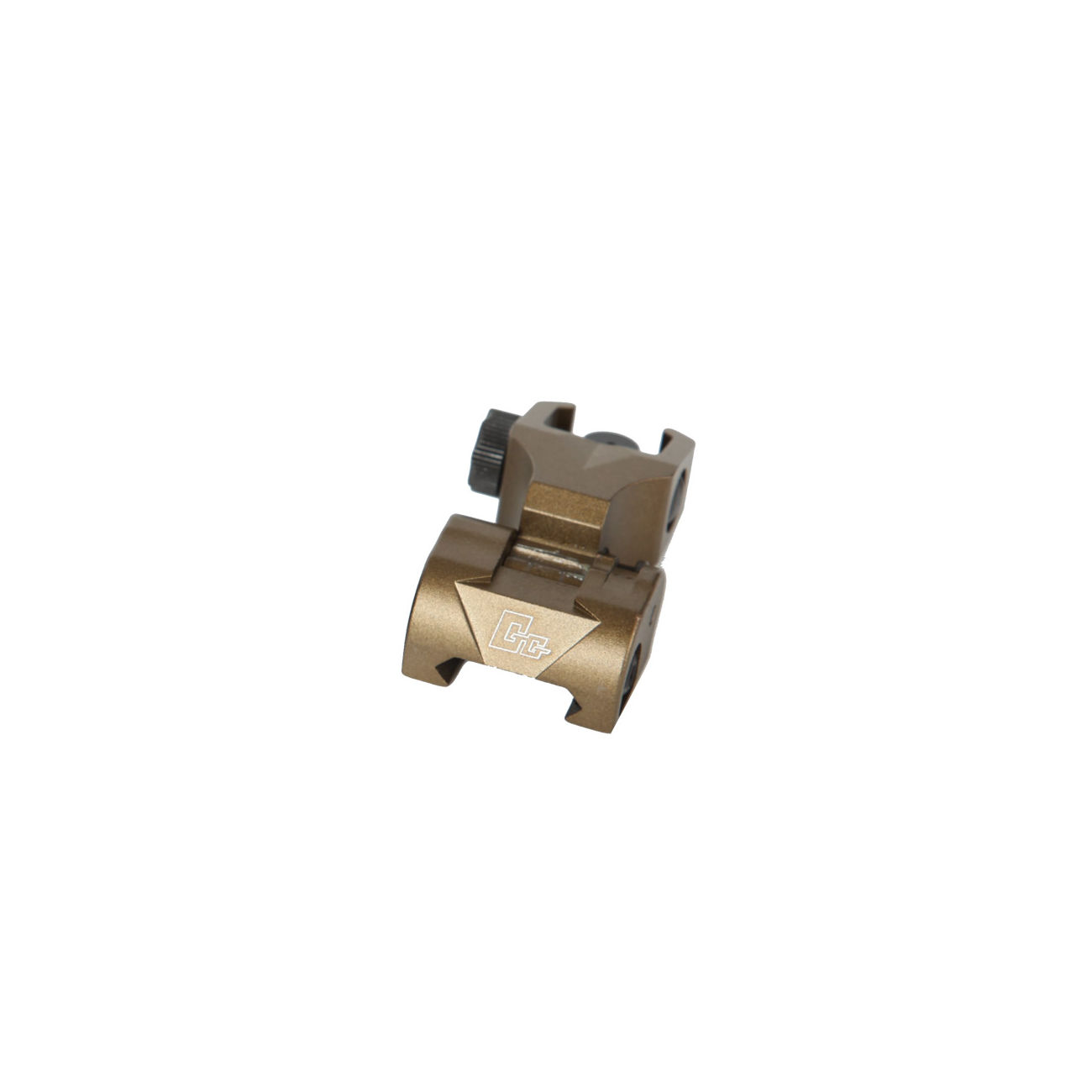 G&G Flip-Up Rear Battle Sight f. 21mm Schienen Desert Tan Bild 1