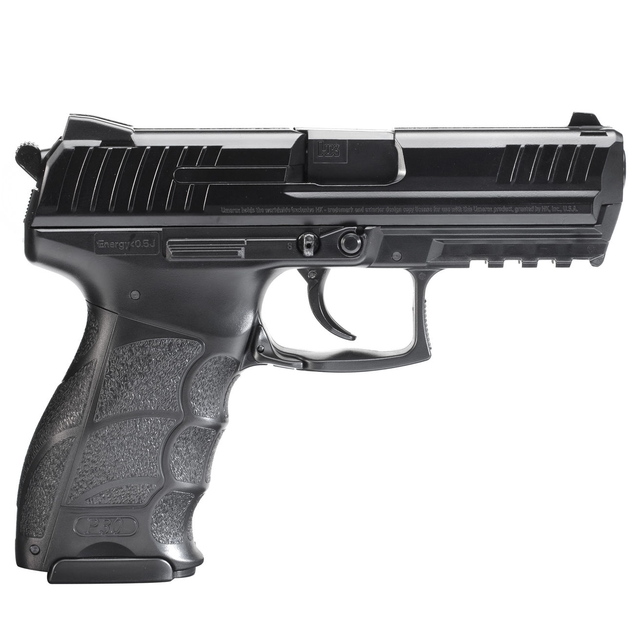 Umarex Heckler & Koch P30 mit Metallschlitten Springer 6mm BB schwarz Bild 1