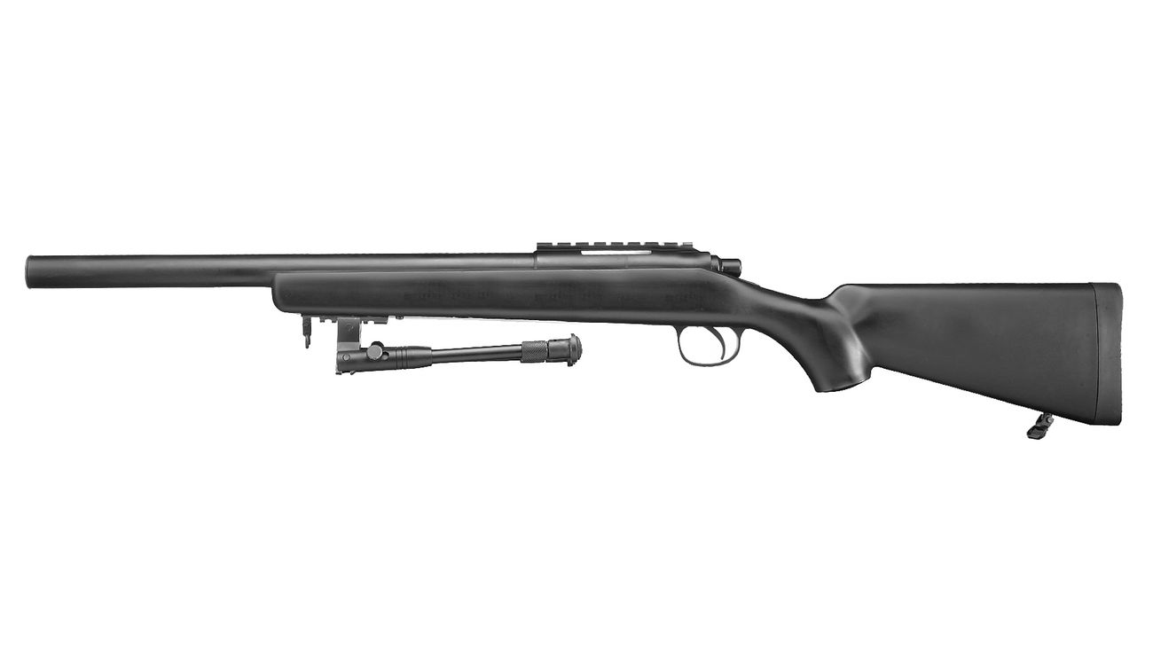 Well M700 Short-Type Snipergewehr inkl. Zweibein Springer 6mm BB schwarz Bild 1