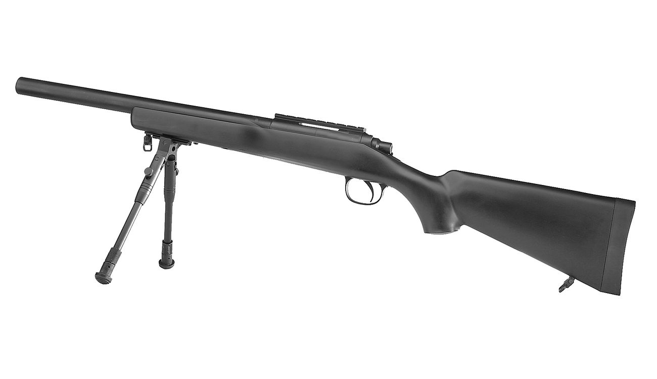 Well M700 Short-Type Snipergewehr inkl. Zweibein Springer 6mm BB schwarz Bild 3