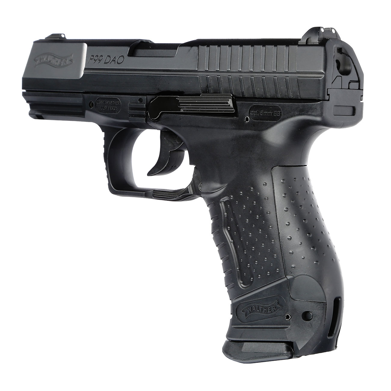 Walther P99 DAO CO2 Blowback Softair 6mm BB schwarz Bild 3