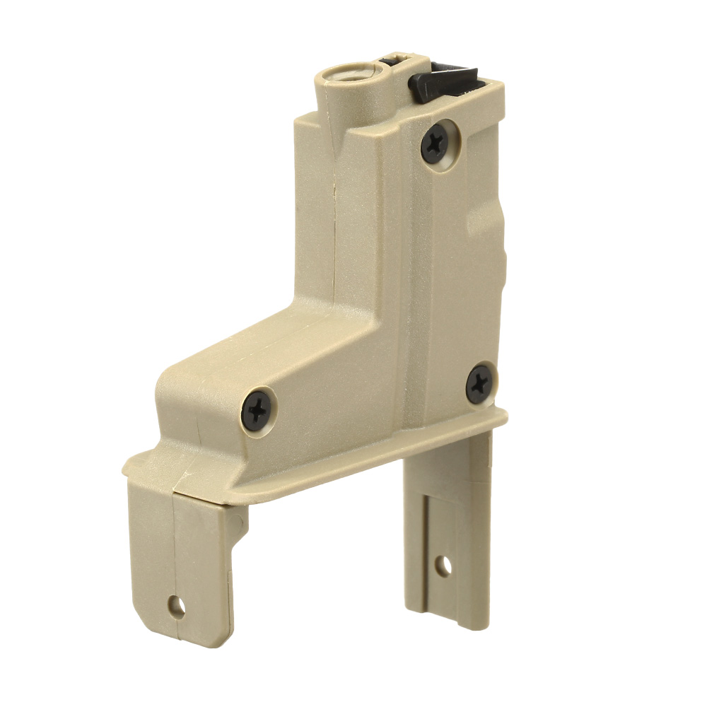 ICS MP5 Magazinadapter f. ICS C-MAG Trommelmagazin Dark Earth Tan MC-204