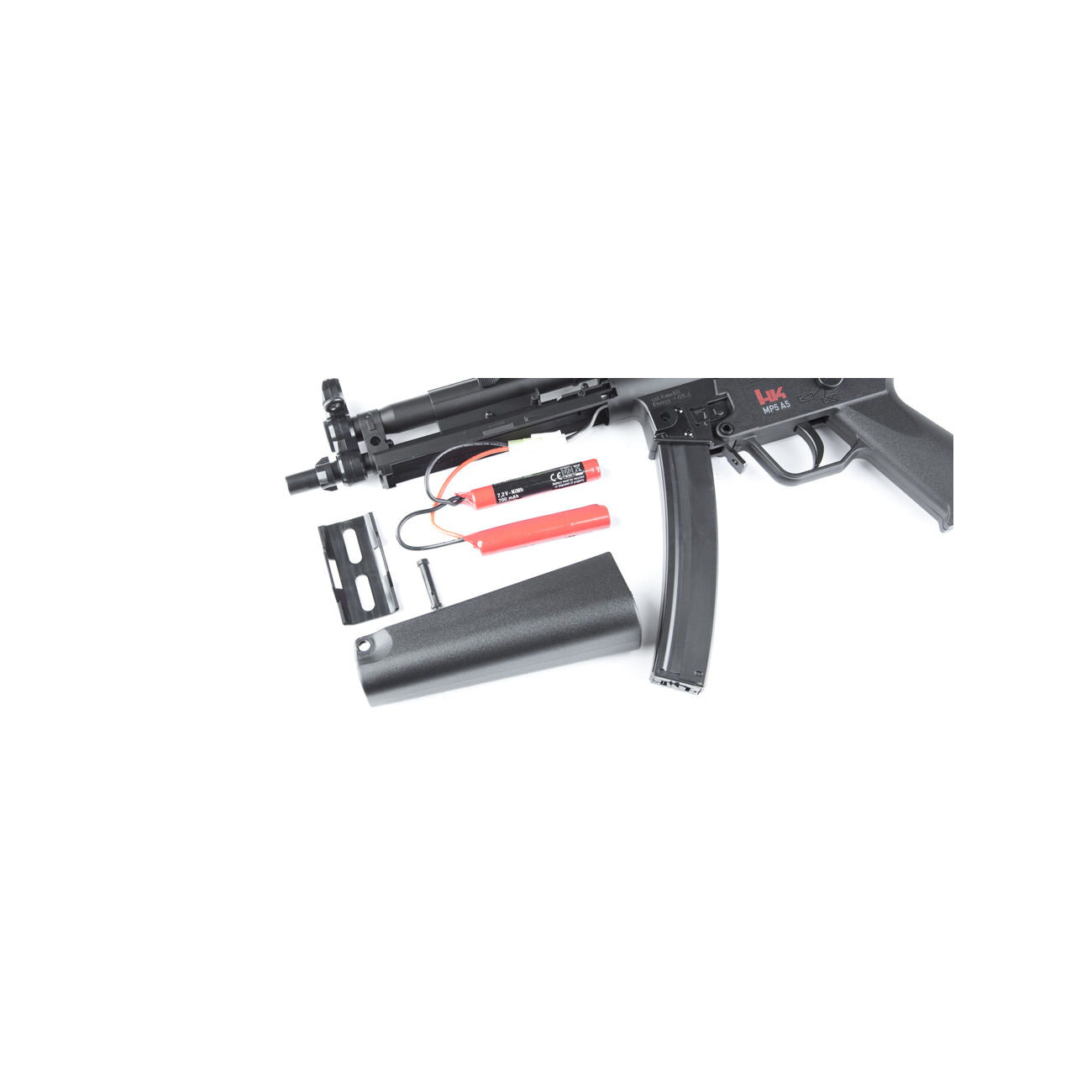 Umarex Heckler & Koch MP5 A5 DualPower Komplettset AEG / Springer 6mm BB schwarz Bild 4