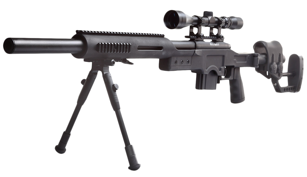 Ersatzteilset Well MB4410D MSR Snipergewehr Springer 6mm BB schwarz Bild 2