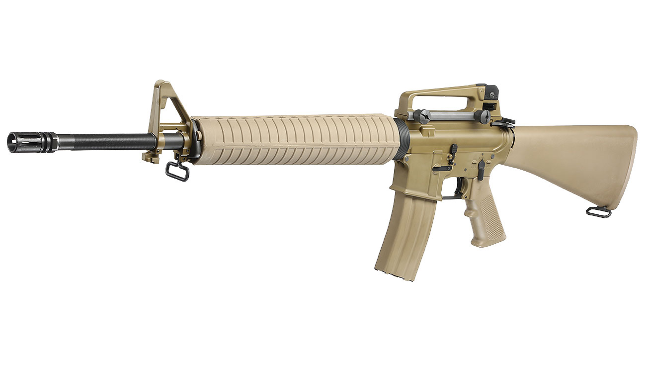 Socom Gear M16A3 Rifle Vollmetall AWSS Open-Bolt Gas-Blow-Back 6mm BB desert