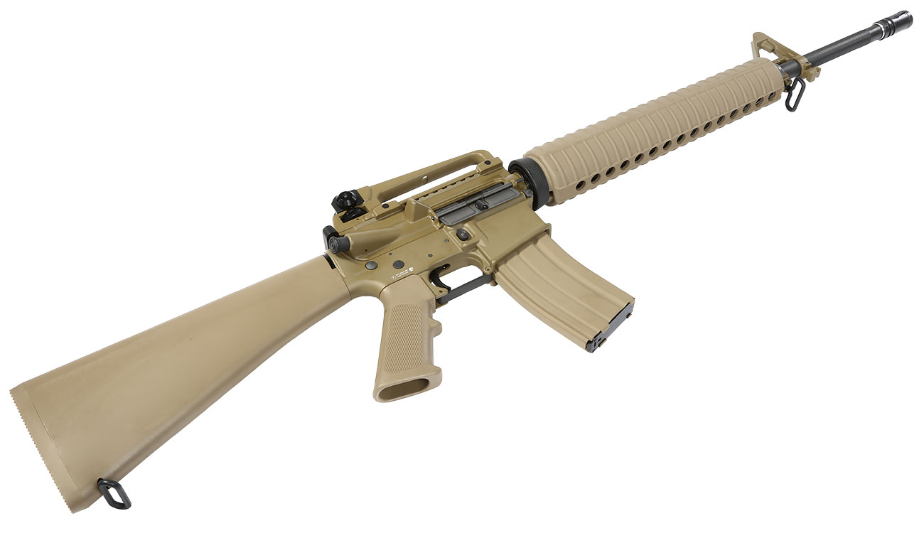 Socom Gear M16A3 Rifle Vollmetall AWSS Open-Bolt Gas-Blow-Back 6mm BB desert Bild 4