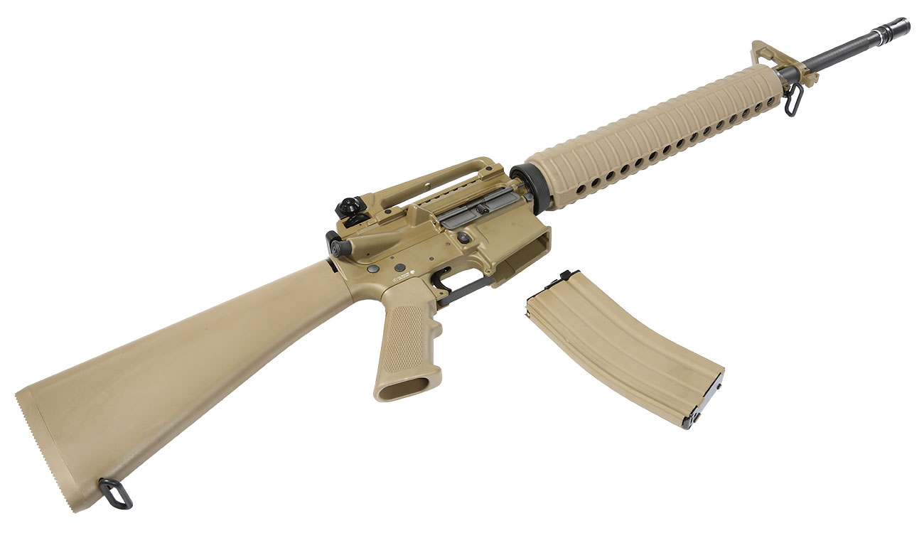 Socom Gear M16A3 Rifle Vollmetall AWSS Open-Bolt Gas-Blow-Back 6mm BB desert Bild 5