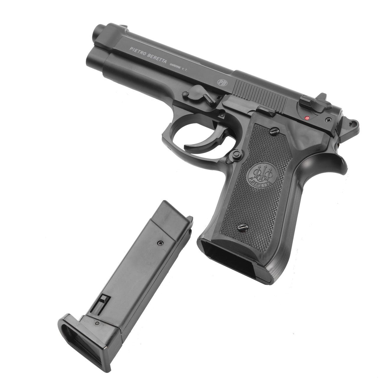 Beretta M92 FS HME Airsoft Metallschlitten Springer 6mm BB schwarz Bild 4