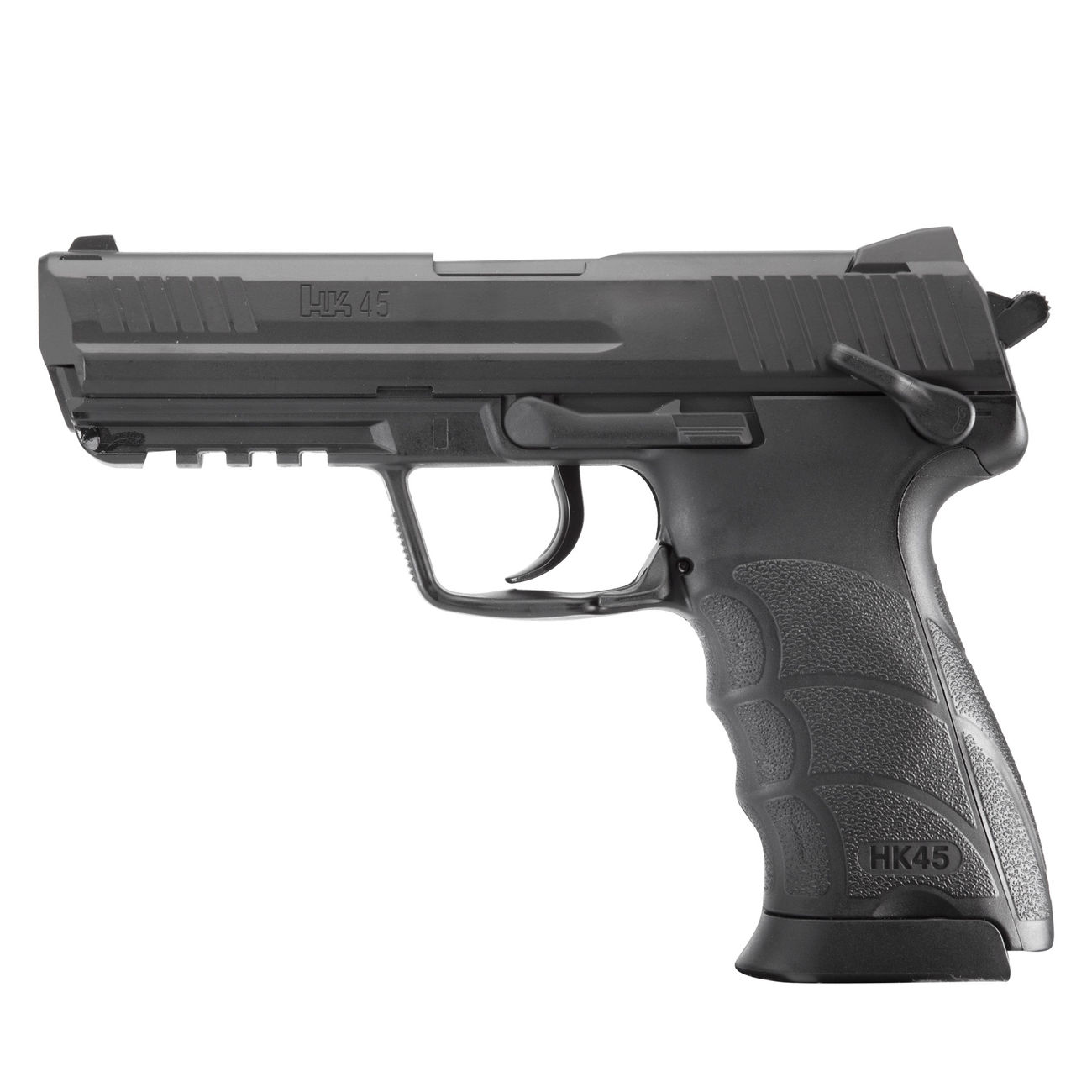 Heckler & Koch HK45 Softair mit Metallschlitten CO2 NBB 6mm BB schwarz Bild 1