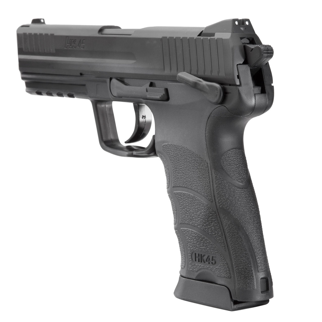 Heckler & Koch HK45 Softair mit Metallschlitten CO2 NBB 6mm BB schwarz Bild 3