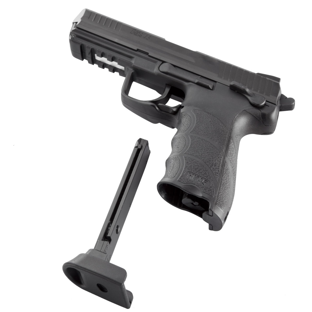 Heckler & Koch HK45 Softair mit Metallschlitten CO2 NBB 6mm BB schwarz Bild 4