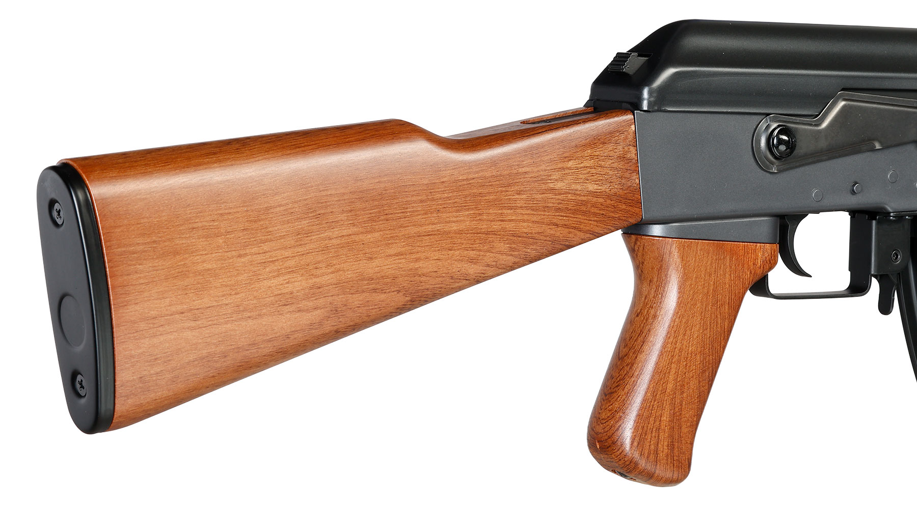 Cyma AK47 Fixed Stock Sport Series Airsoftgewehr S-AEG 6mm BB Holzoptik Bild 8