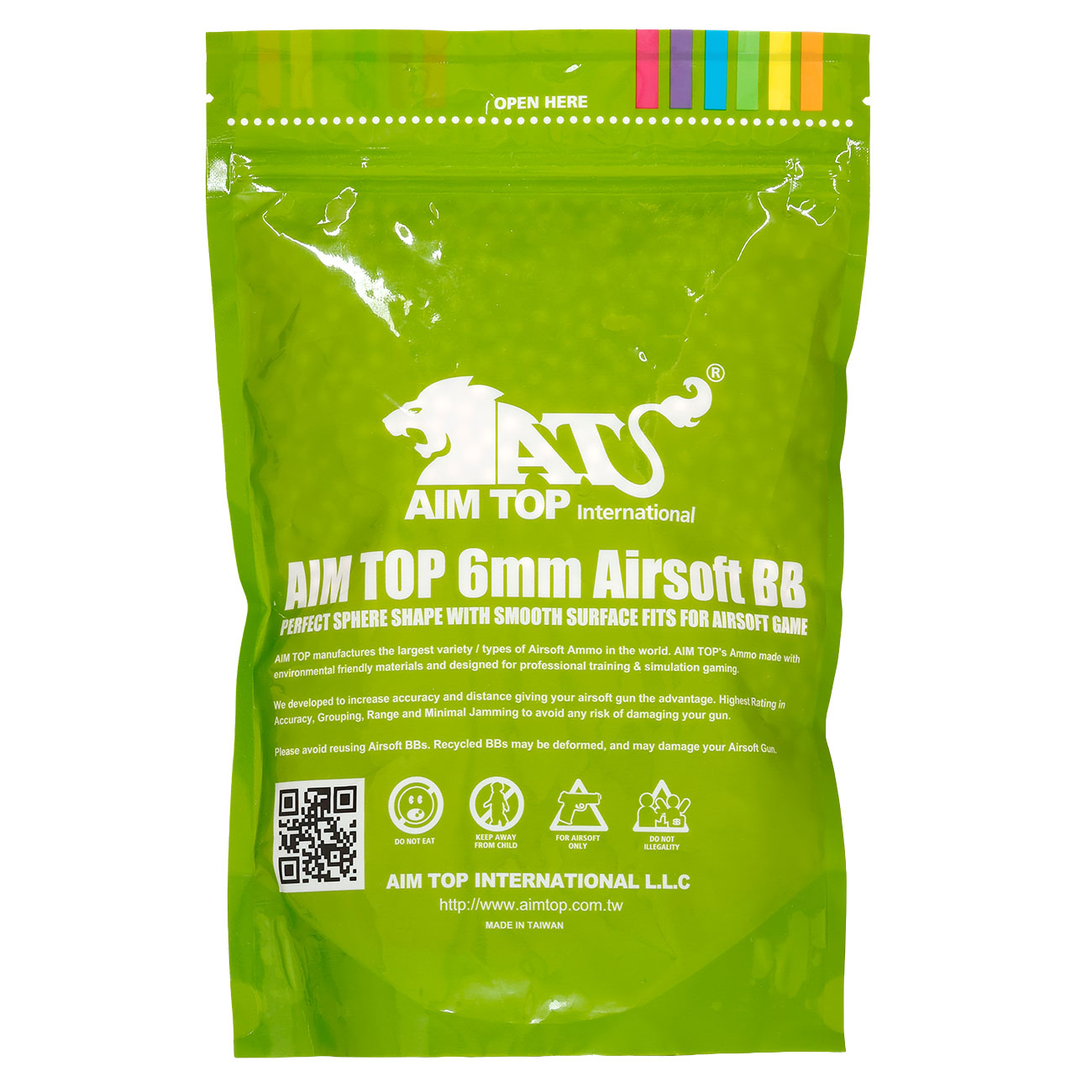 AIM Top High Precision BIO BBs 0,28g 3.500er Beutel light-grey Bild 1