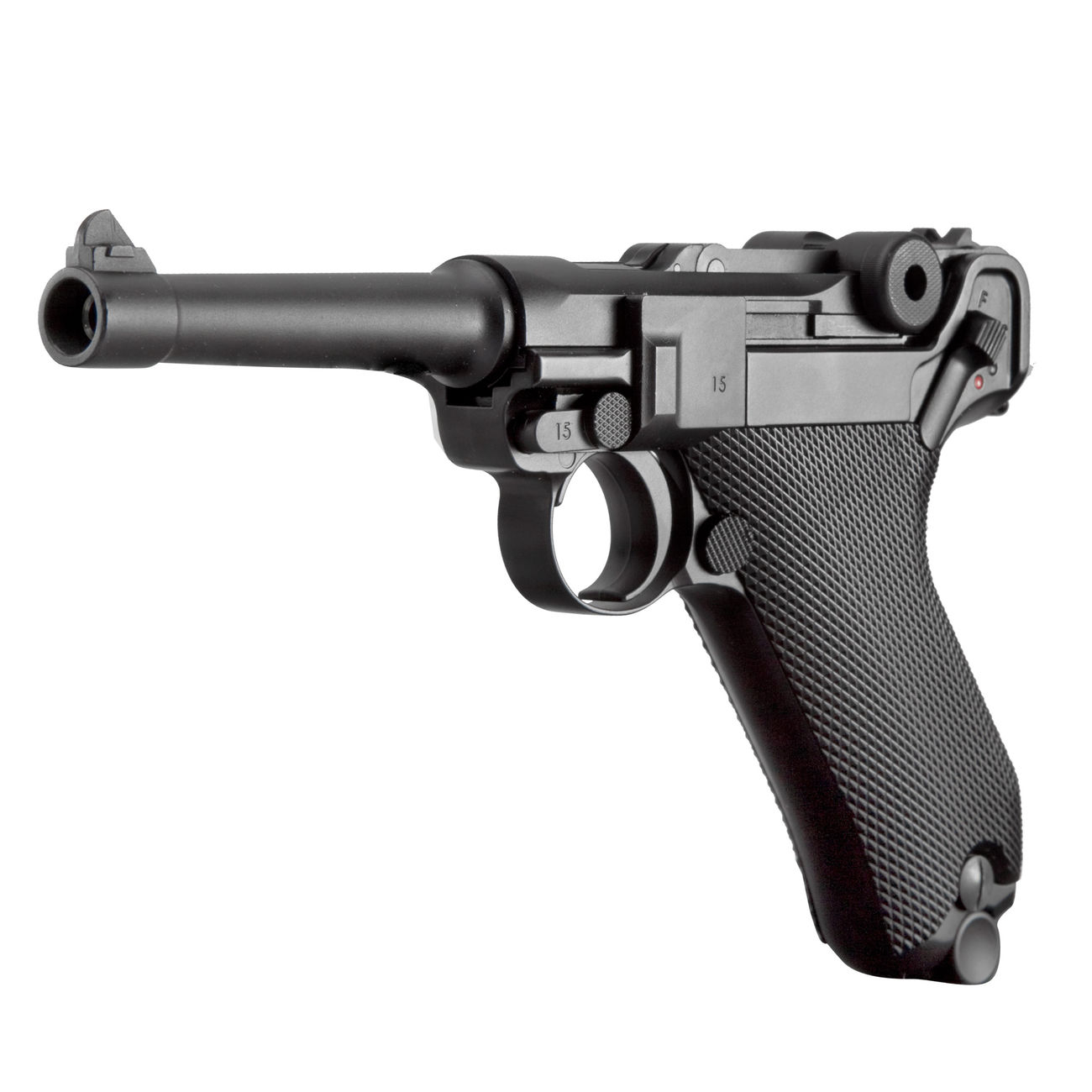KWC P08 Airsoft Vollmetall CO2 BlowBack 6mm BB schwarz