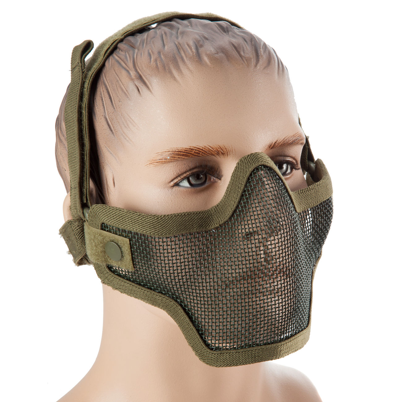 101 INC Gittermaske halb oliv Bild 2