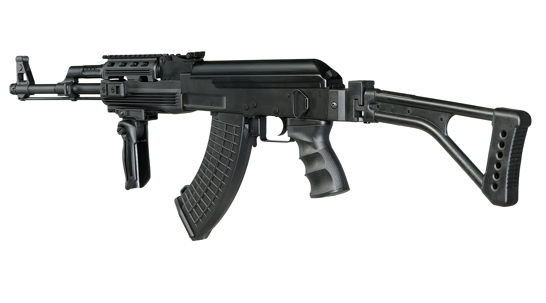 Cyma AK47 Tactical mit Klappschaft Sport Series S-AEG 6mm BB schwarz Bild 11