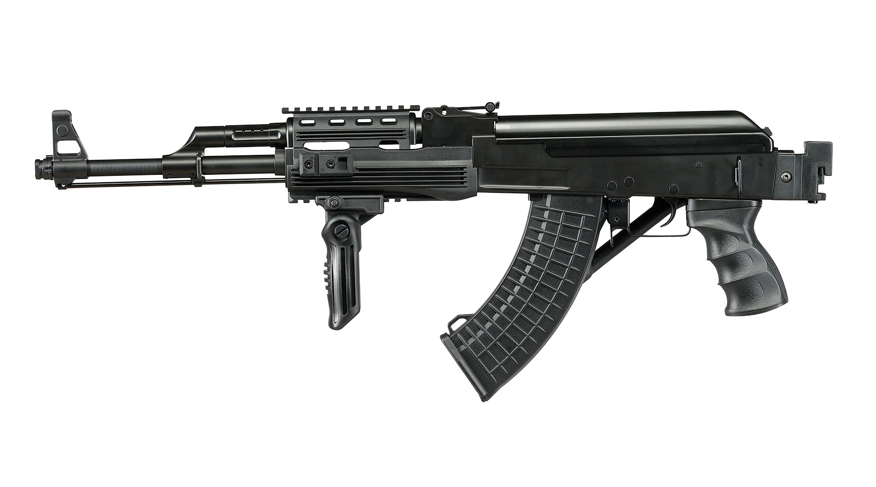 Cyma AK47 Tactical mit Klappschaft Sport Series S-AEG 6mm BB schwarz Bild 2