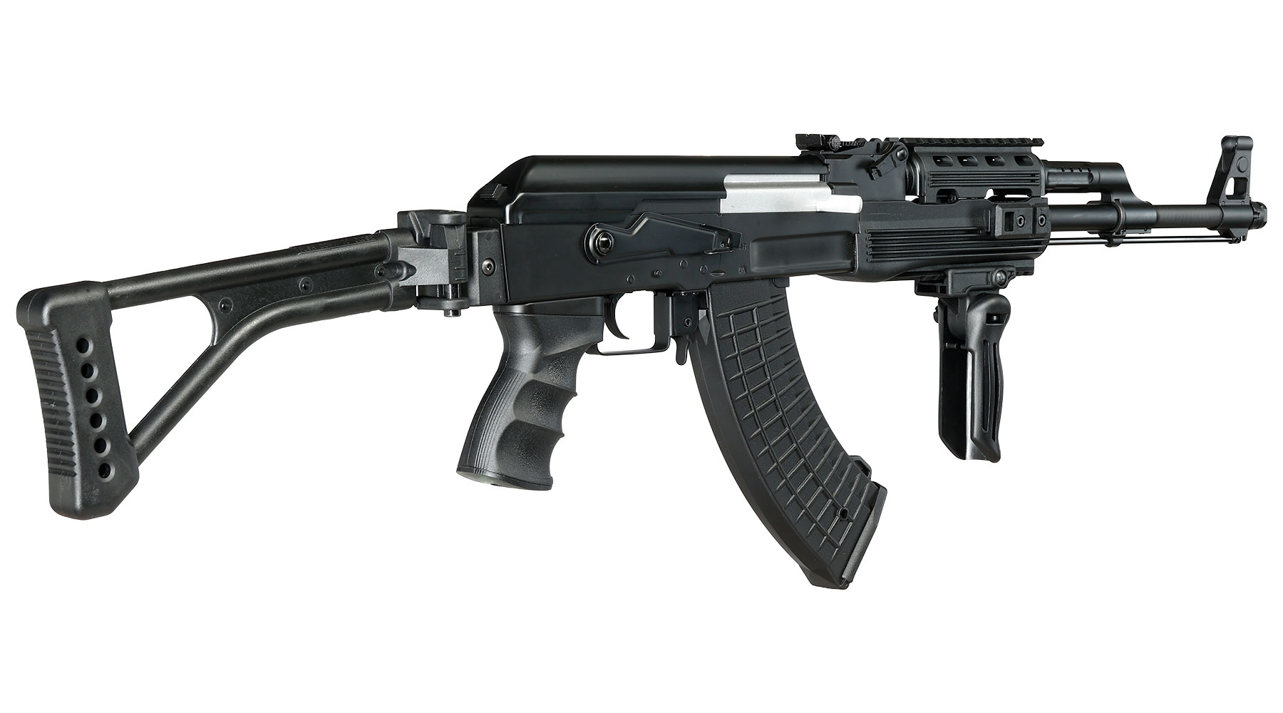 Cyma AK47 Tactical mit Klappschaft Sport Series S-AEG 6mm BB schwarz Bild 4