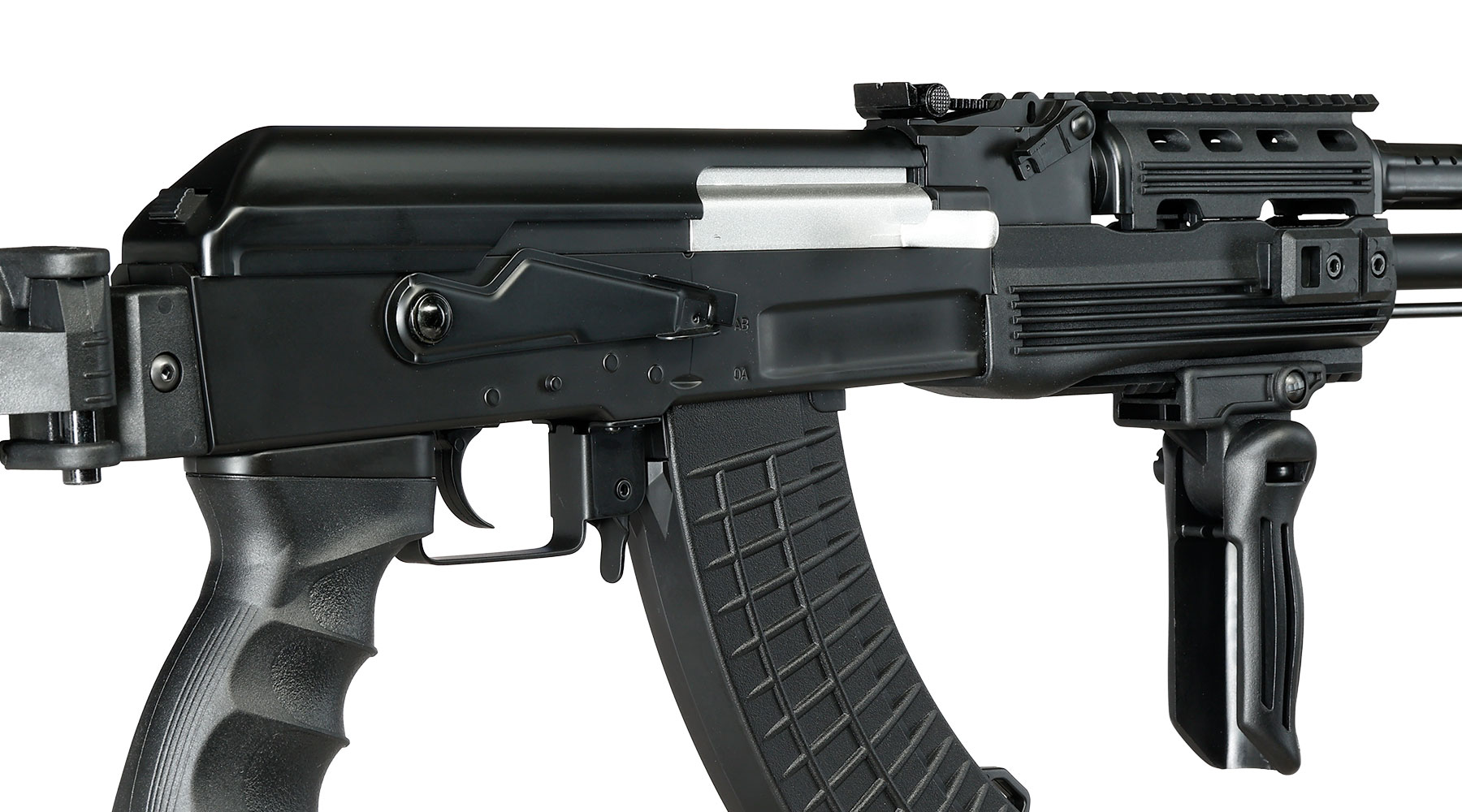 Cyma AK47 Tactical mit Klappschaft Sport Series S-AEG 6mm BB schwarz Bild 9