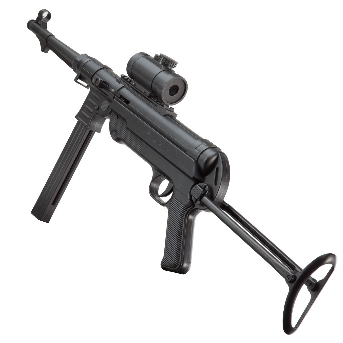 D.E. MP40 Maschinenpistole Springer 6mm BB schwarz Bild 3