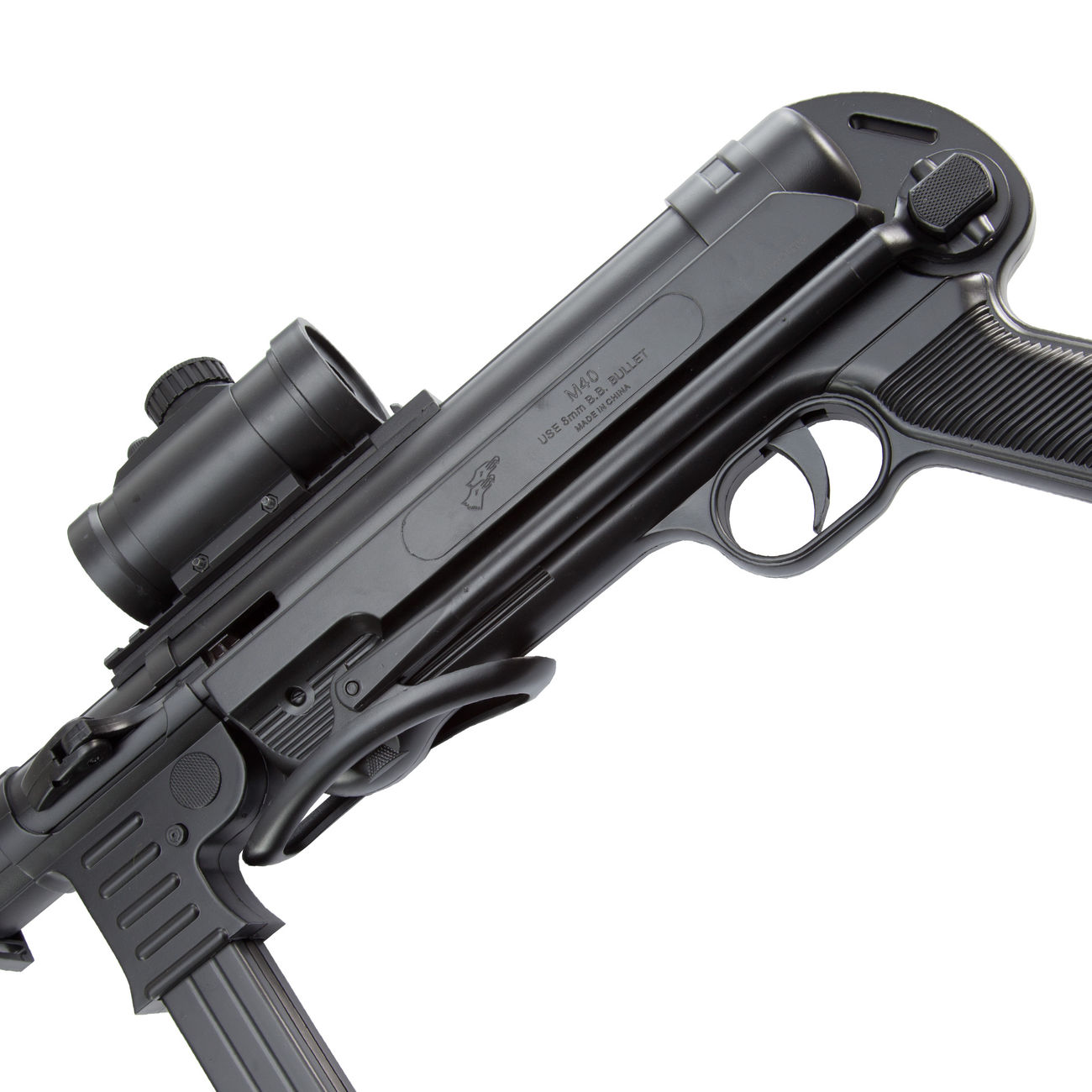 D.E. MP40 Airsoft Maschinenpistole Springer 6mm BB schwarz Bild 4