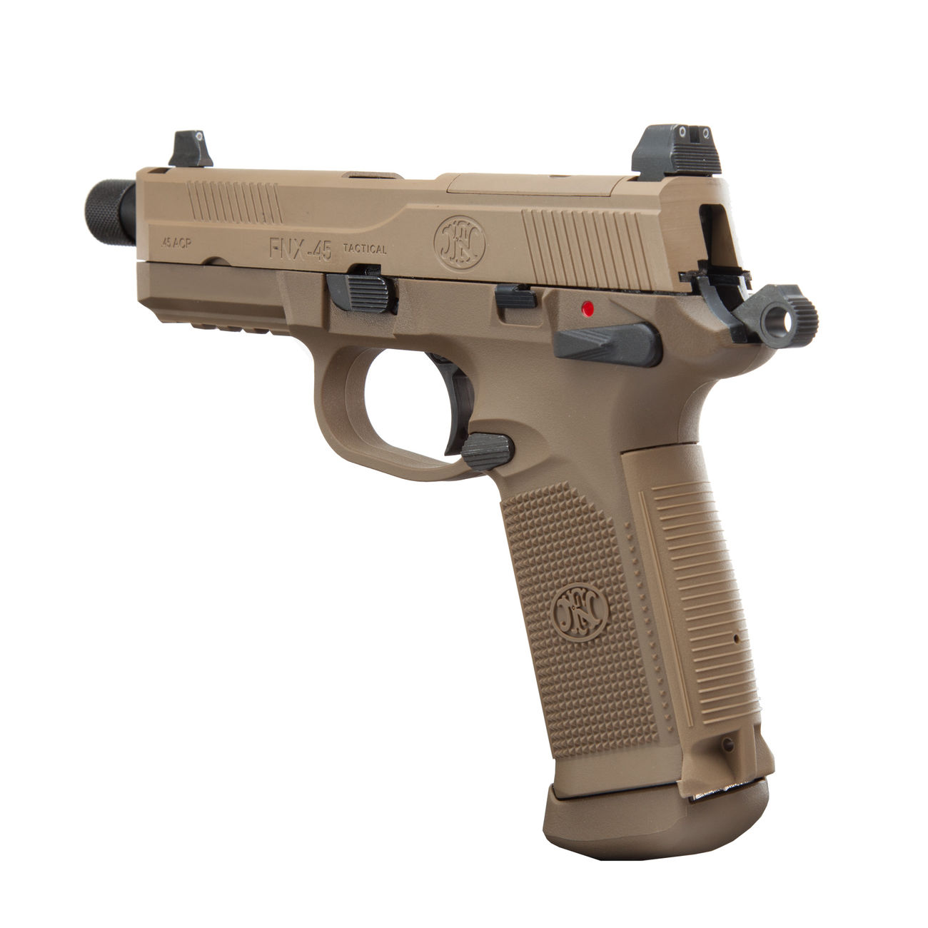 VFC FN Herstal FNX-45 Tactical mit Metallschlitten GBB 6mm BB Flat Dark Earth Bild 3