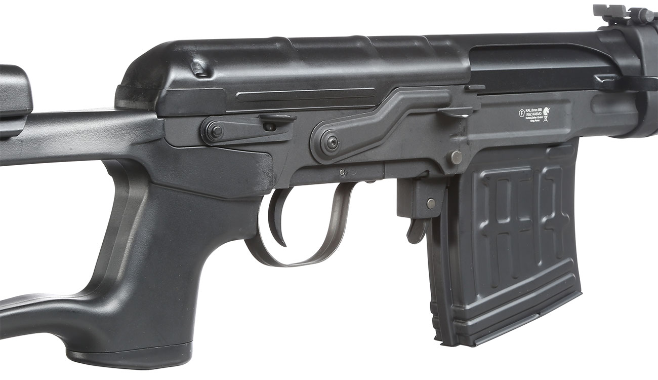 King Arms Kalashnikov SVD Ultra-Grade Vollmetall S-AEG 6mm BB schwarz Bild 7