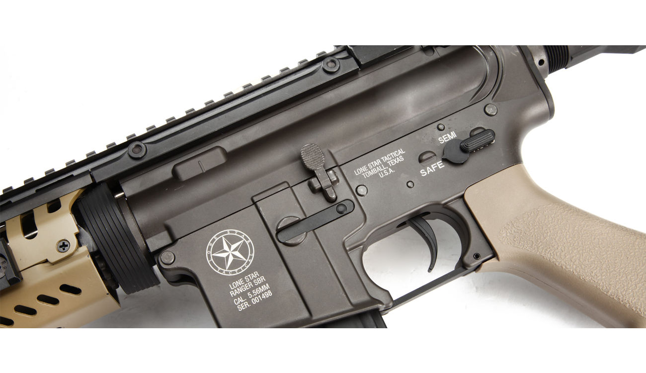 Evolution Airsoft Lone Star Ranger SBR Vollmetall SAEG 6mm BB Dark