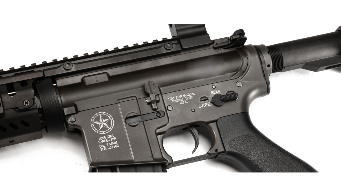 Evolution Airsoft Lone Star Ranger SBR Vollmetall SAEG 6mm BB schwarz