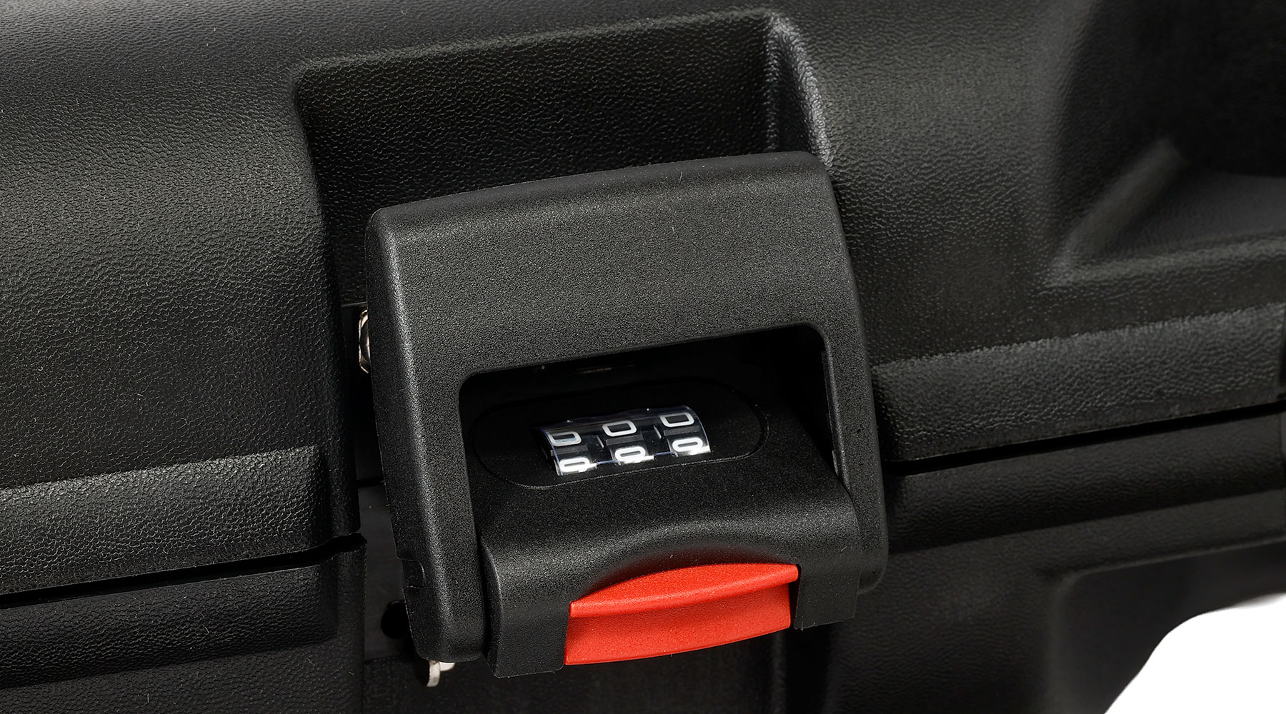 Madbull Waffenkoffer Premium 118 x 42 x 12 cm mit Zahlenschlsser / Waben-Schaumstoff schwarz Bild 10