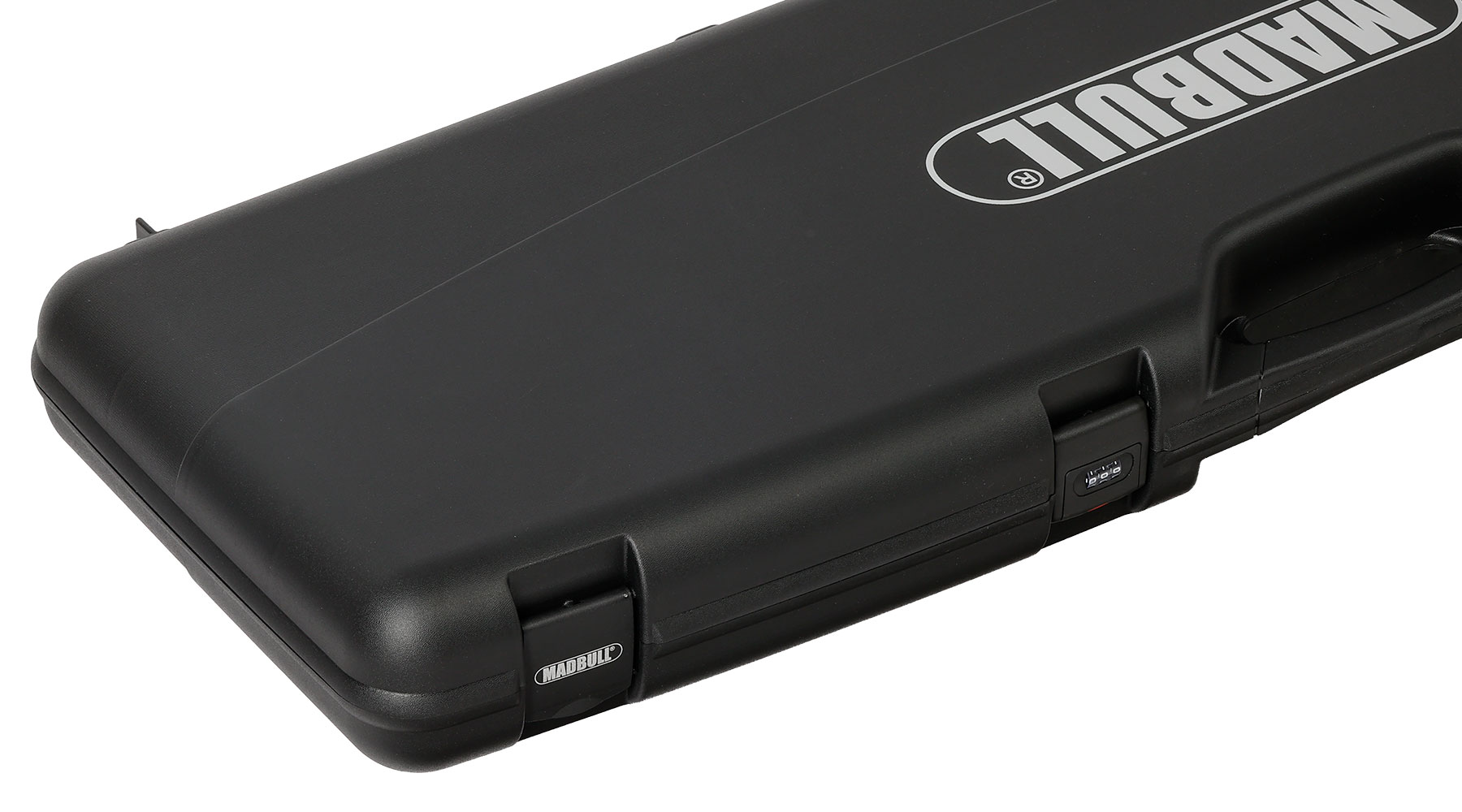 Madbull Waffenkoffer Premium 118 x 42 x 12 cm mit Zahlenschlsser / Waben-Schaumstoff schwarz Bild 11