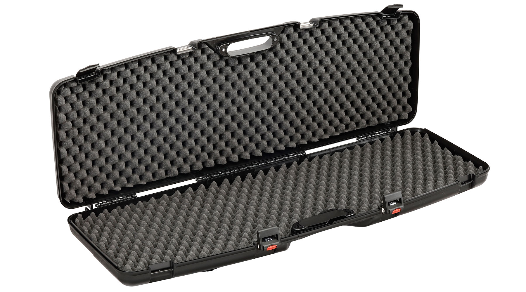 Madbull Waffenkoffer Premium 118 x 42 x 12 cm mit Zahlenschlsser / Waben-Schaumstoff schwarz Bild 4