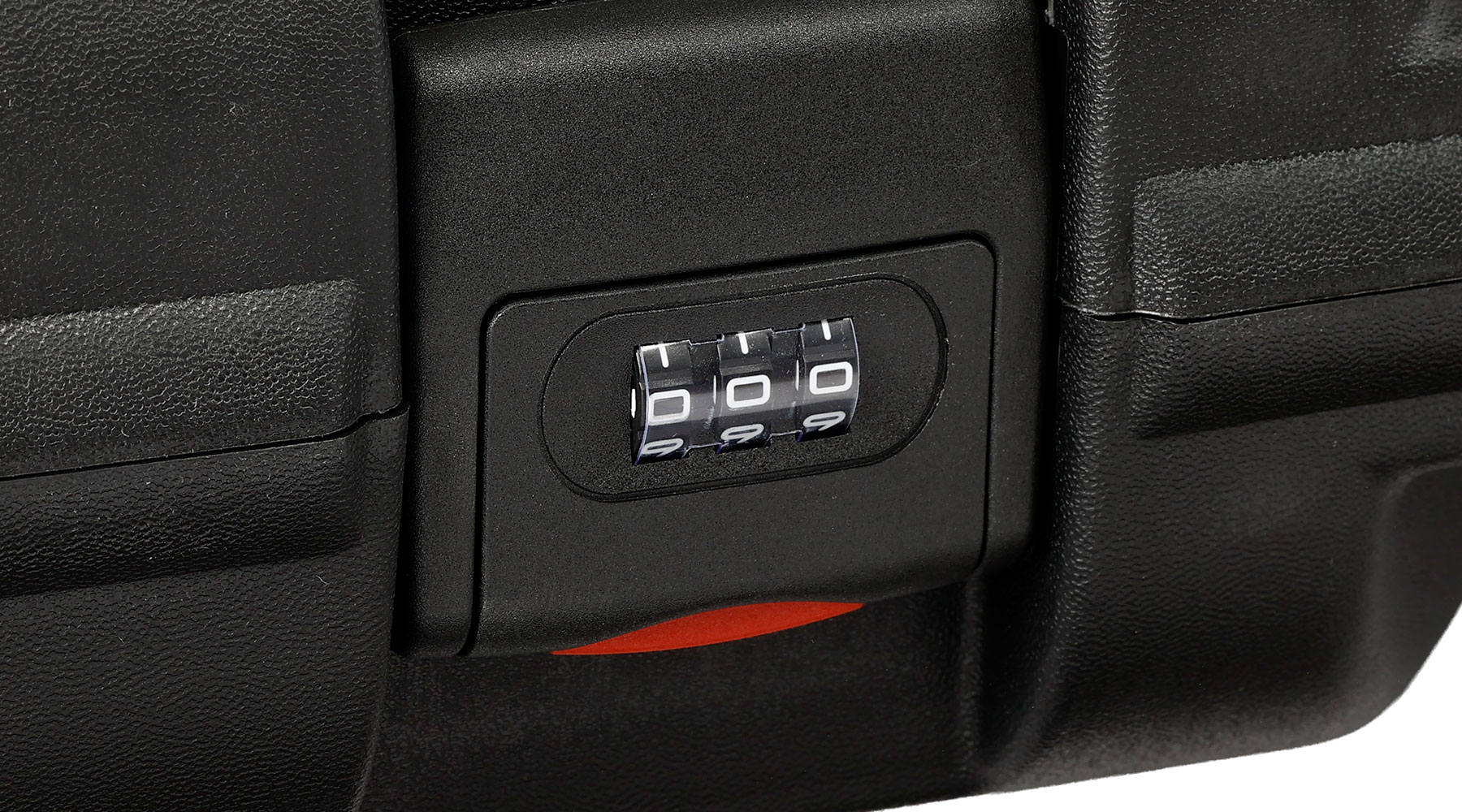 Madbull Waffenkoffer Premium 118 x 42 x 12 cm mit Zahlenschlsser / Waben-Schaumstoff schwarz Bild 9