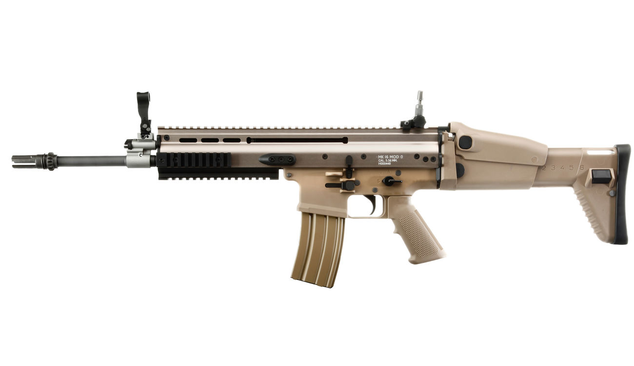 Versandrcklufer Wei-ETech Socom-L MK16 Mod 0 Vollmetall S-AEG 6mm BB desert Bild 1