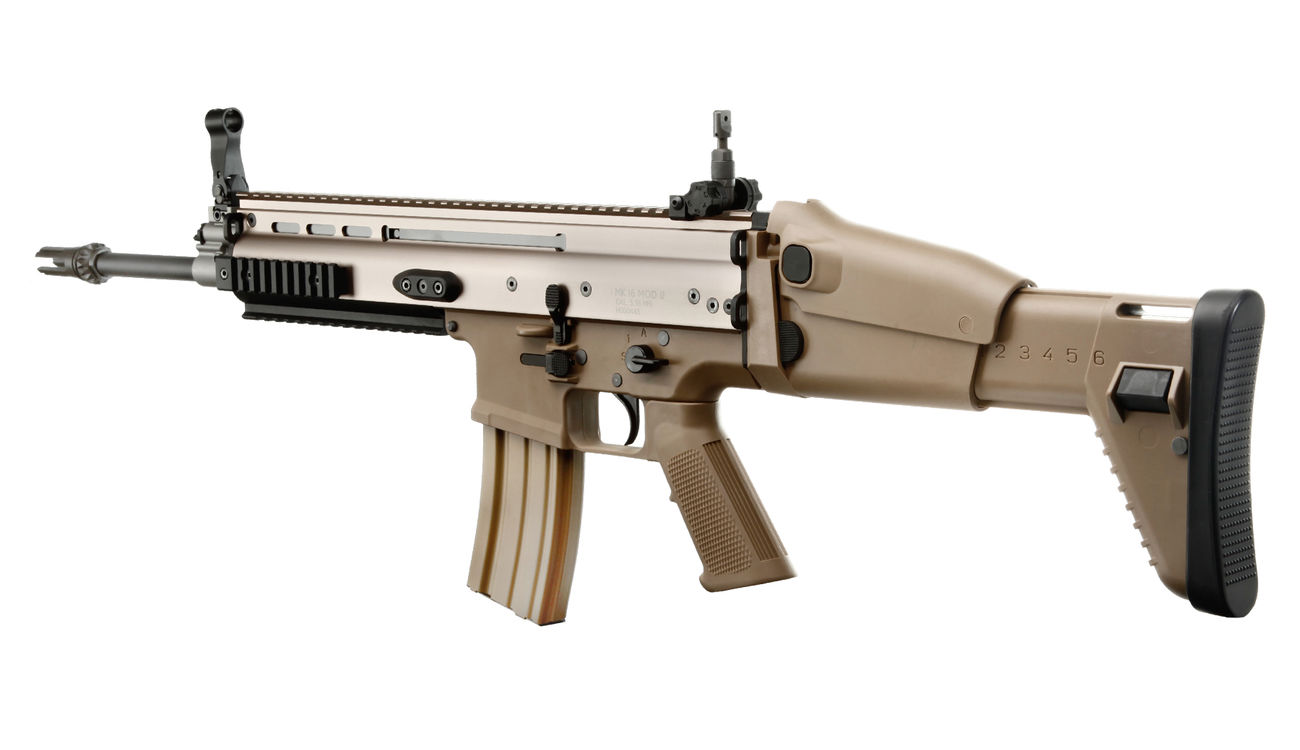 Wei-ETech Socom-L MK16 Mod 0 Vollmetall S-AEG 6mm BB desert Bild 3