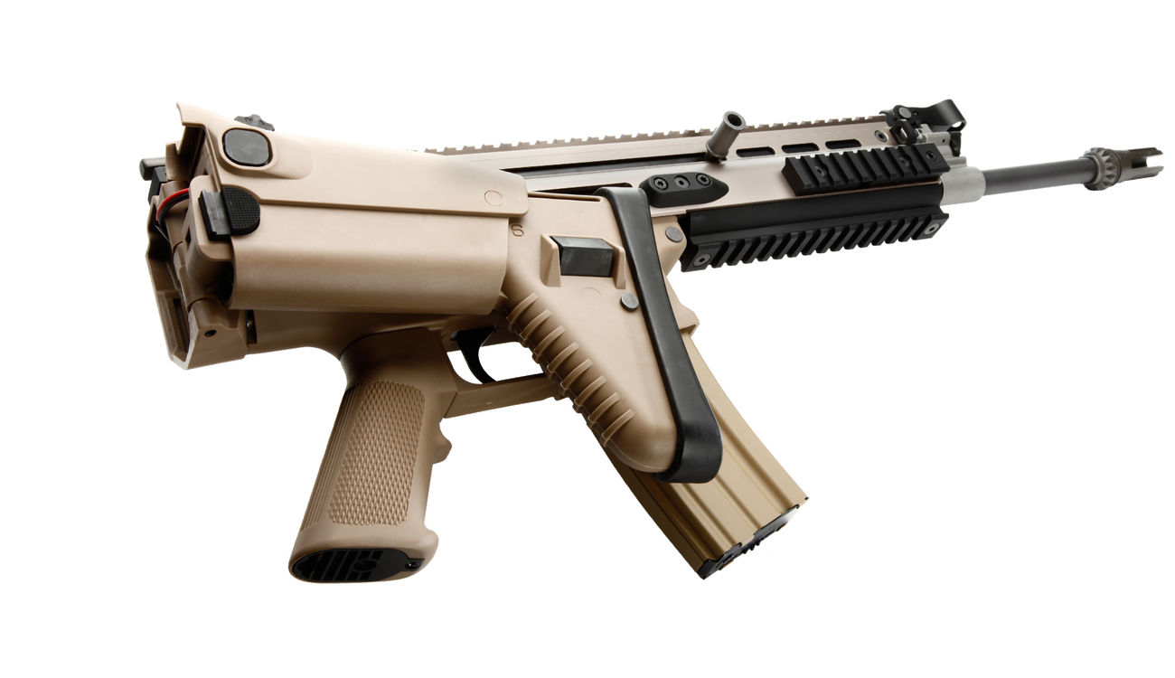 Versandrcklufer Wei-ETech Socom-L MK16 Mod 0 Vollmetall S-AEG 6mm BB desert Bild 4