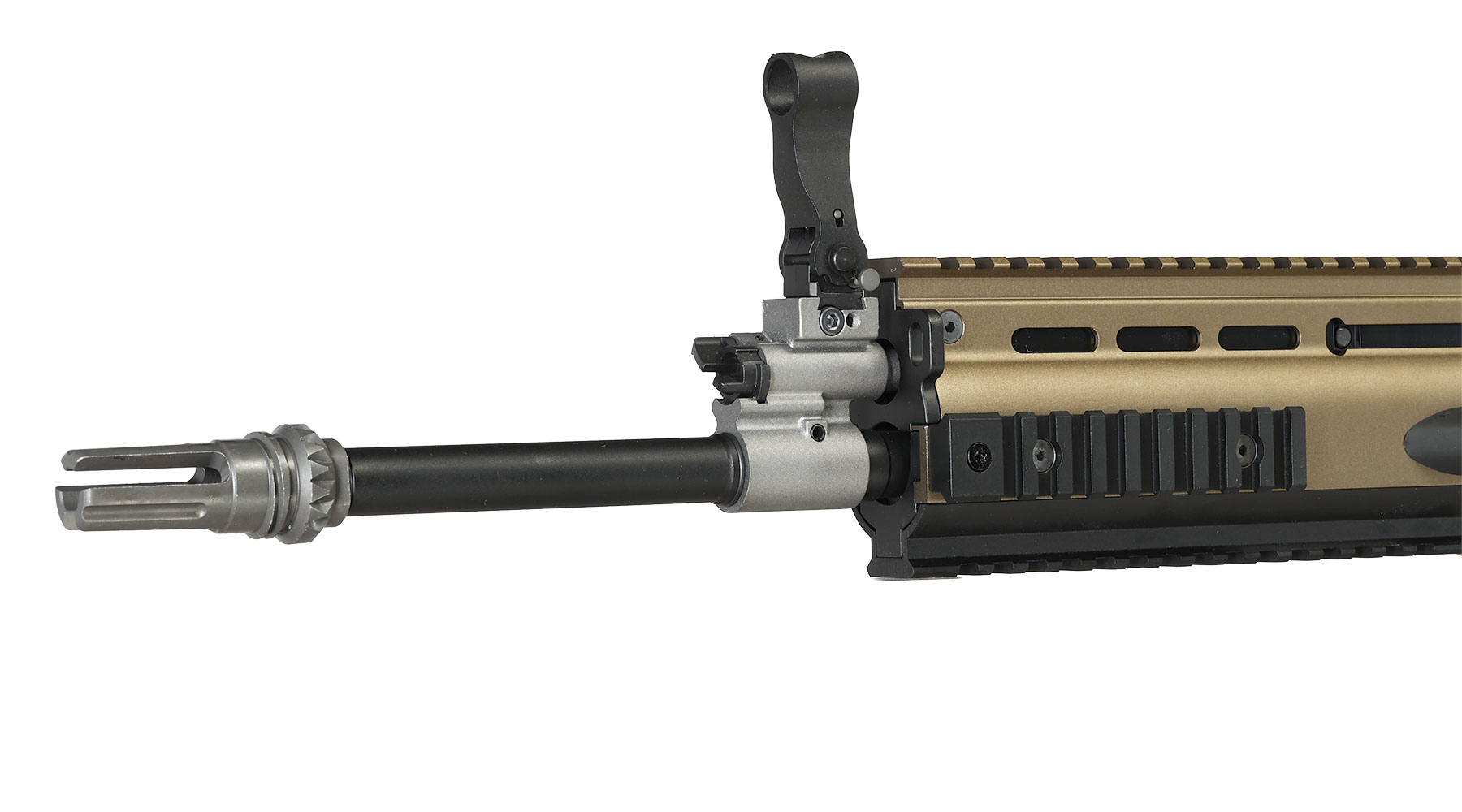 Wei-ETech Socom-L MK16 Mod 0 Vollmetall S-AEG 6mm BB desert Bild 7