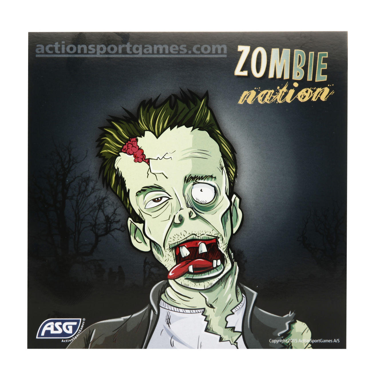 ASG Zielscheiben Zombie Nation 100 Stck (4 Motive)  14x14cm Bild 3