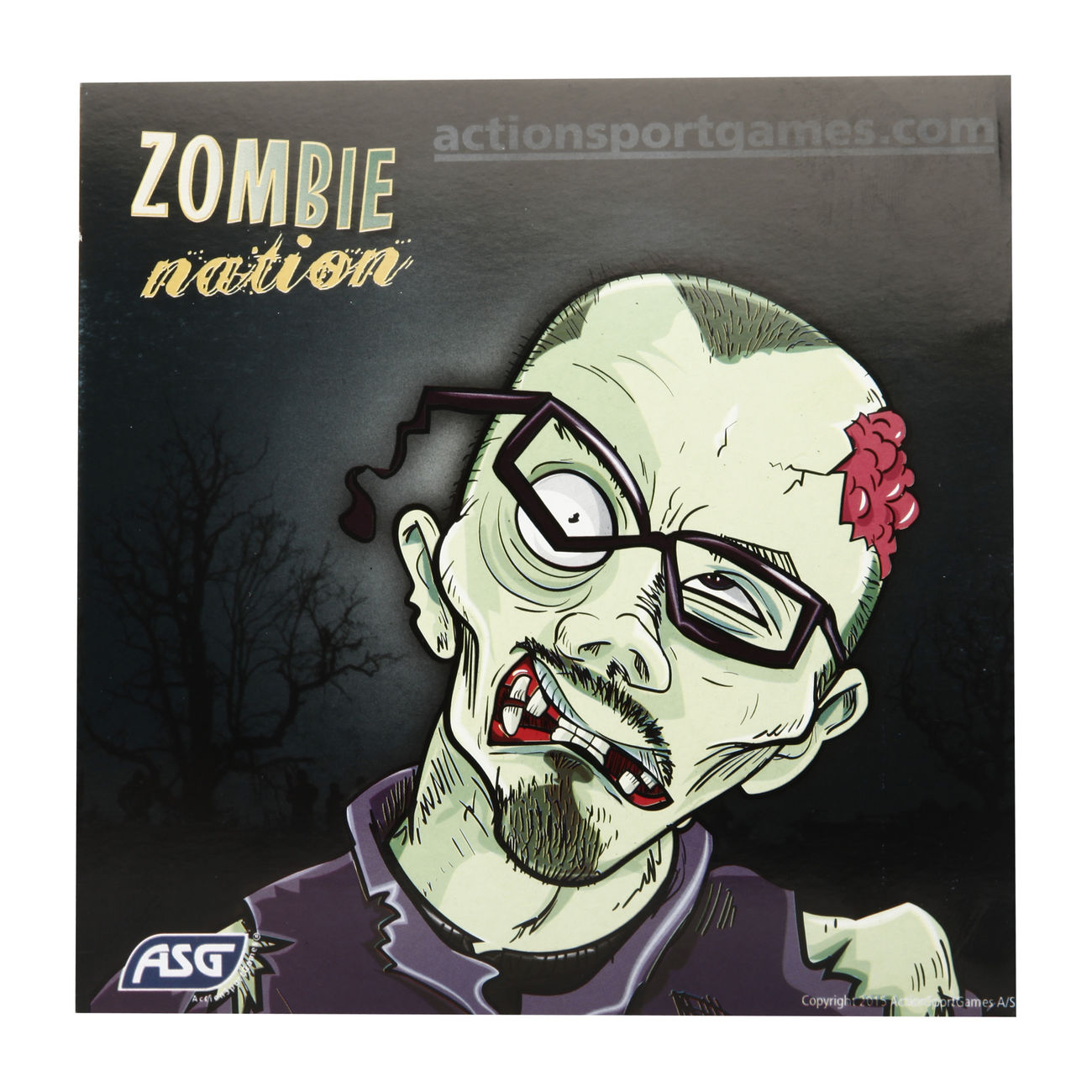 ASG Zielscheiben Zombie Nation 100 Stck (4 Motive)  14x14cm Bild 4