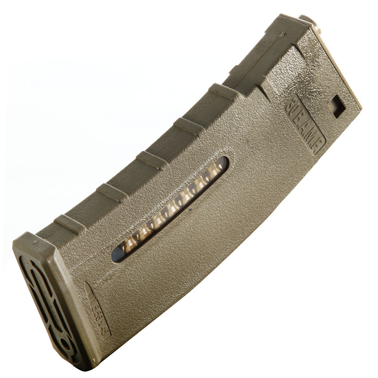 Evike M4 / M16 BAMF Polymer Magazin Mid-Cap 190 Schuss Tan Bild 1