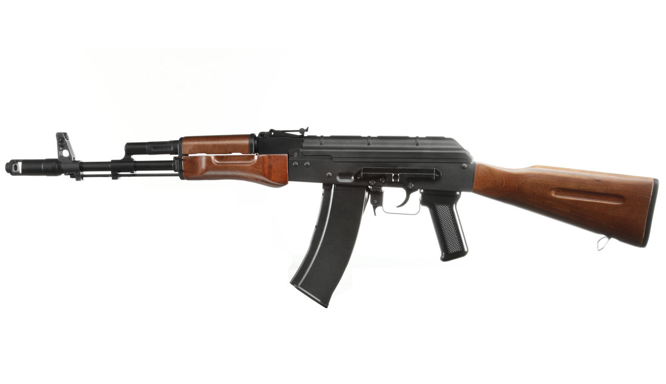 SRC AK-74N Vollmetall Echtholz Gas-Blow-Back 6mm BB Bild 1