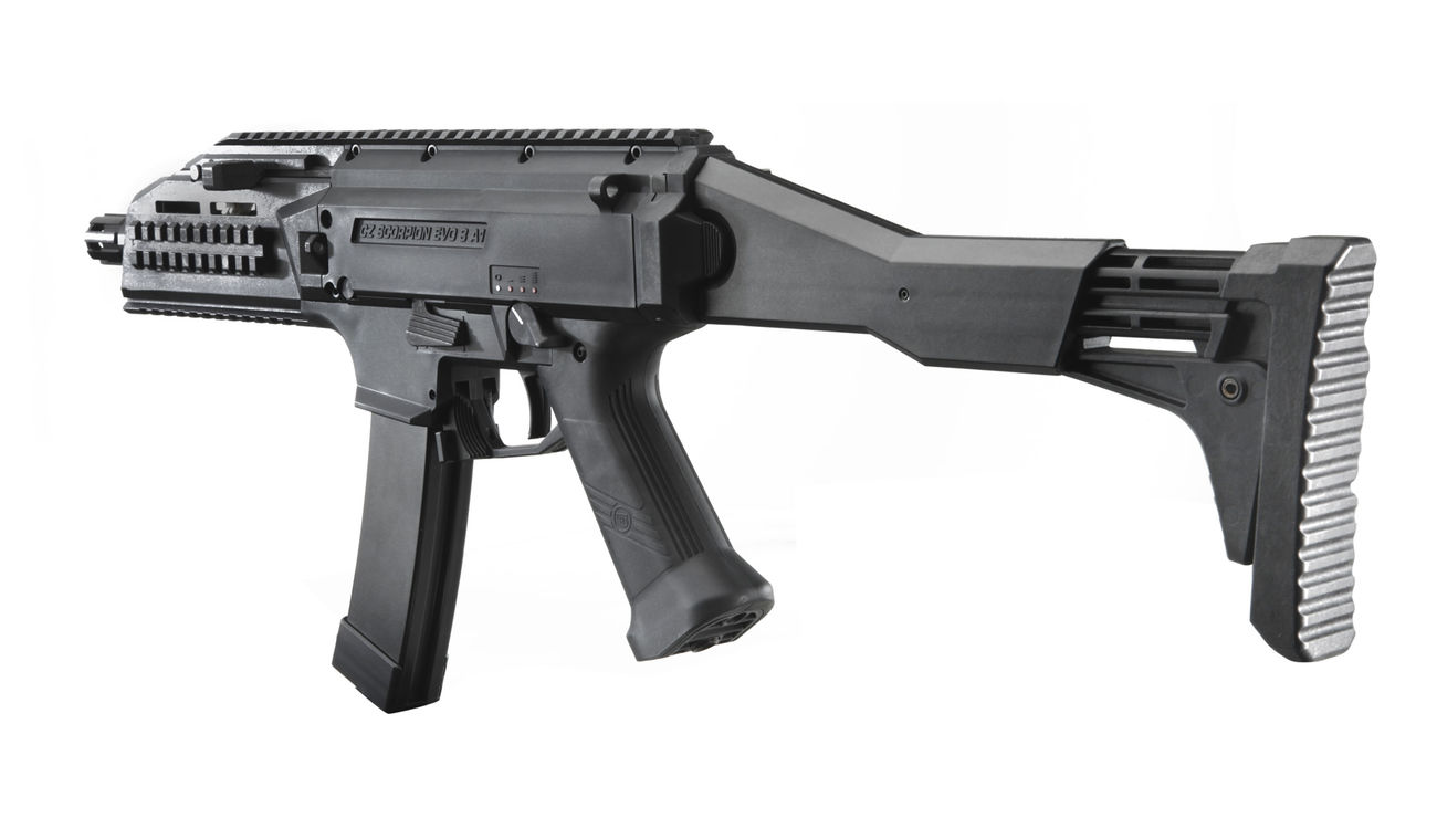 ASG CZ Scorpion EVO 3 - A1 Sub Machine Gun S-AEG 6mm BB schwarz Bild 3