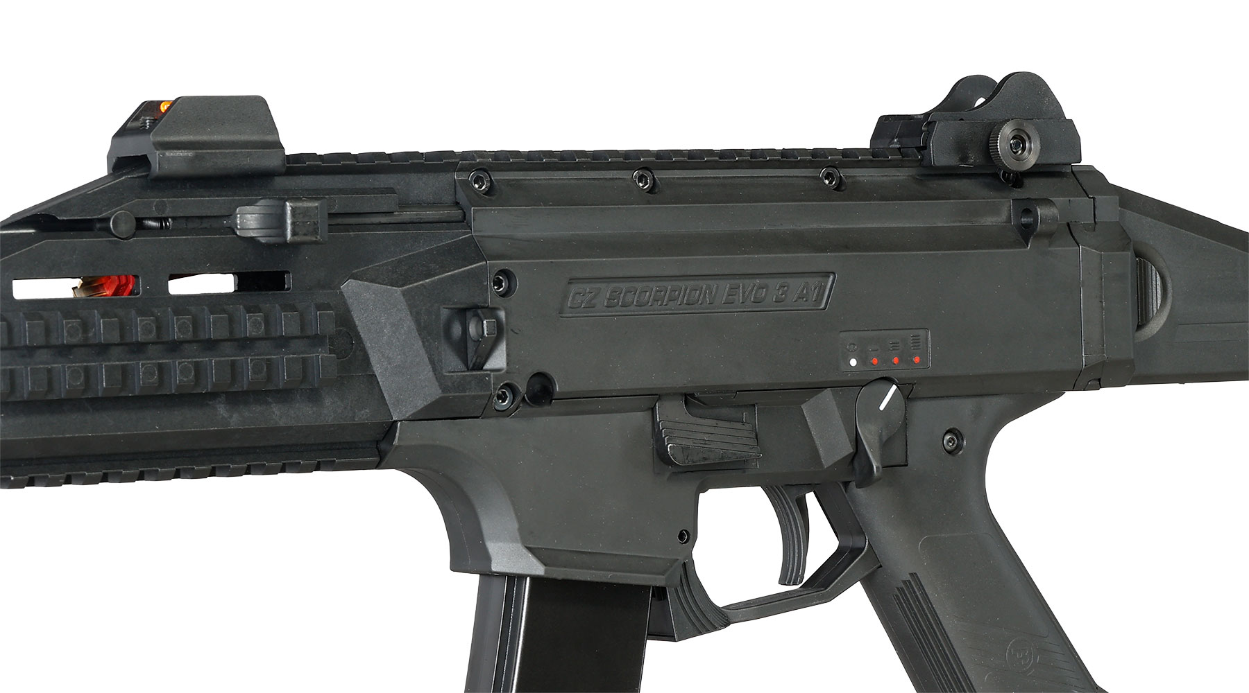 ASG CZ Scorpion EVO 3 - A1 Sub Machine Gun S-AEG 6mm BB schwarz Bild 8