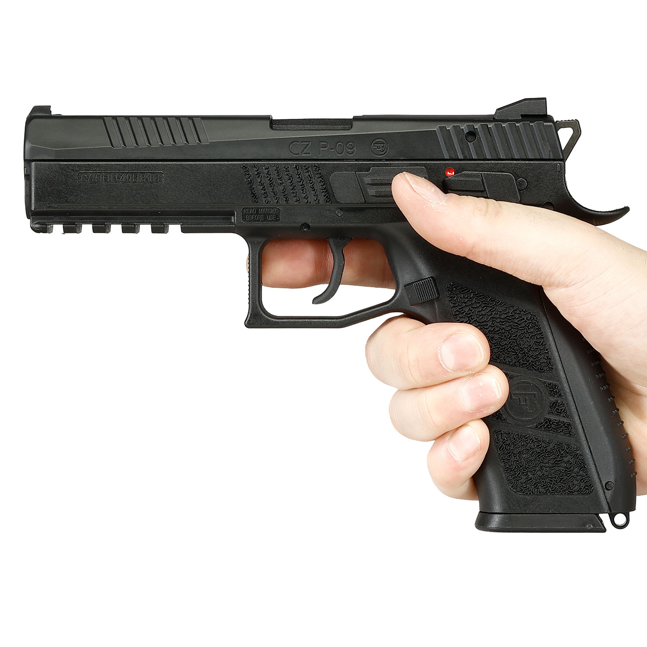 KJ Works CZ P-09 Duty Polymer-Version GBB 6mm BB schwarz Bild 3