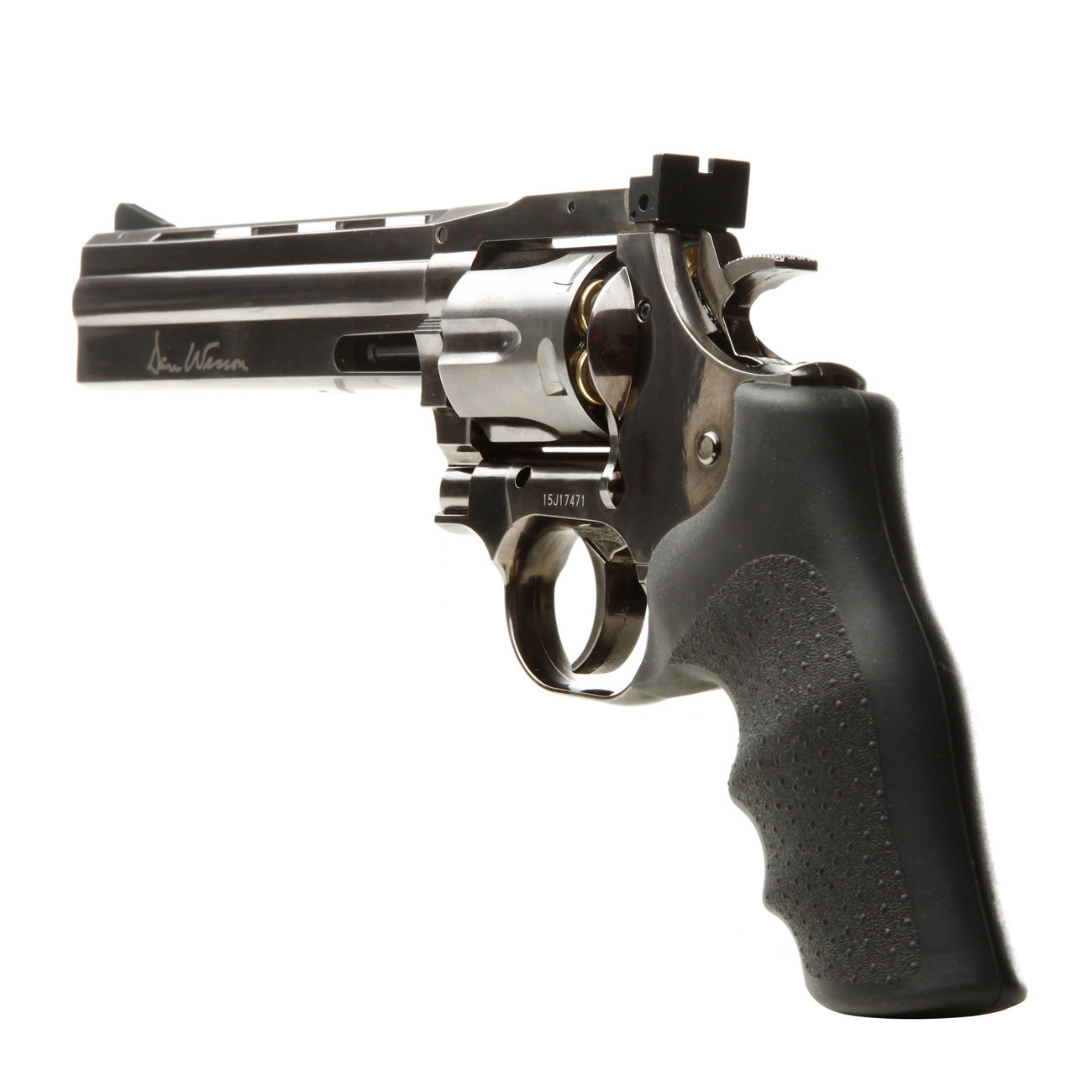 ASG Dan Wesson 715 6 Zoll Revolver Vollmetall CO2 6mm BB stahlgrau Bild 1