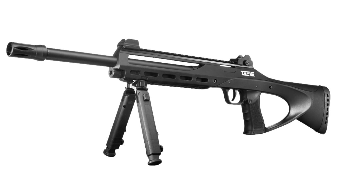 ASG TAC6 Rifle inkl. Zweibein CO2 NBB 6mm BB schwarz