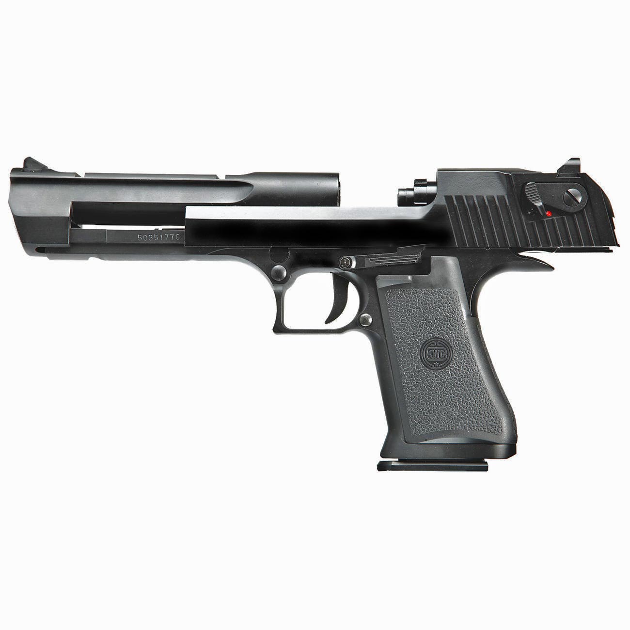 KWC Israel Eagle .50AE mit Metallschlitten CO2 BlowBack 6mm BB schwarz Bild 5