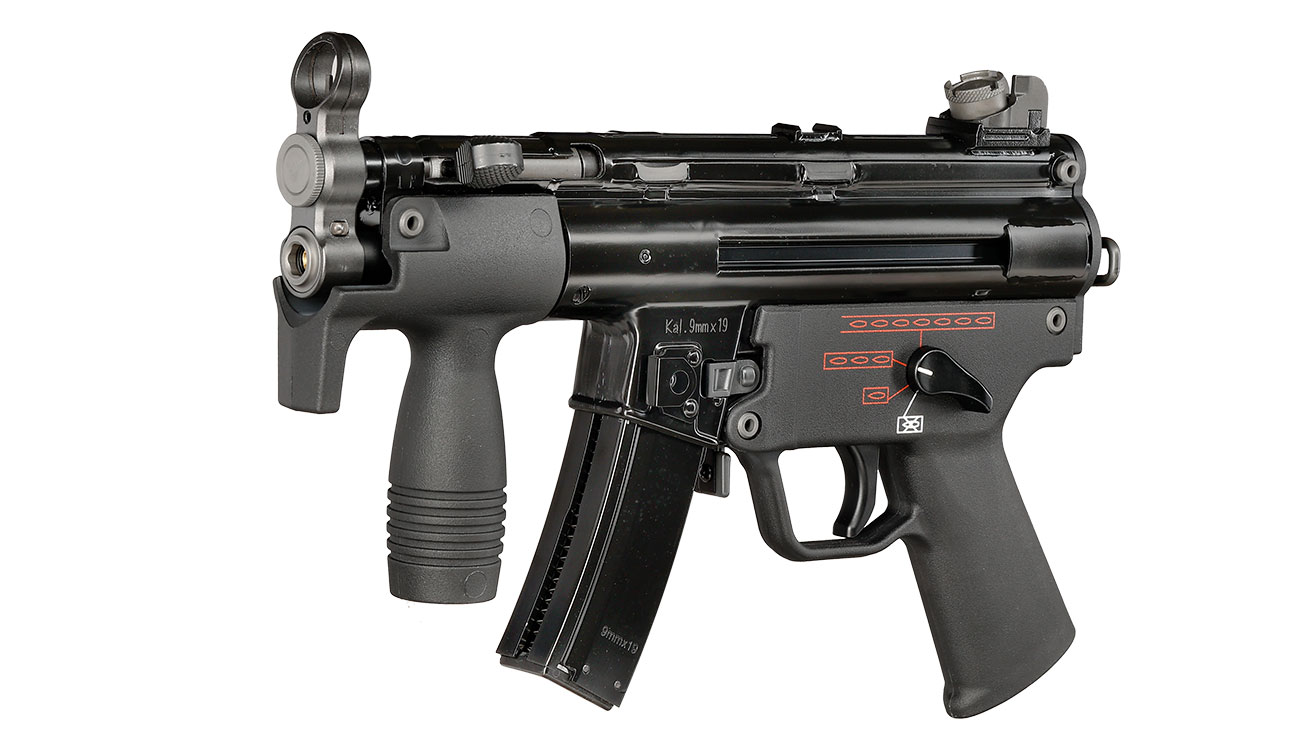Wei-ETech WE5K Apache SMG Vollmetall GBB 6mm BB schwarz