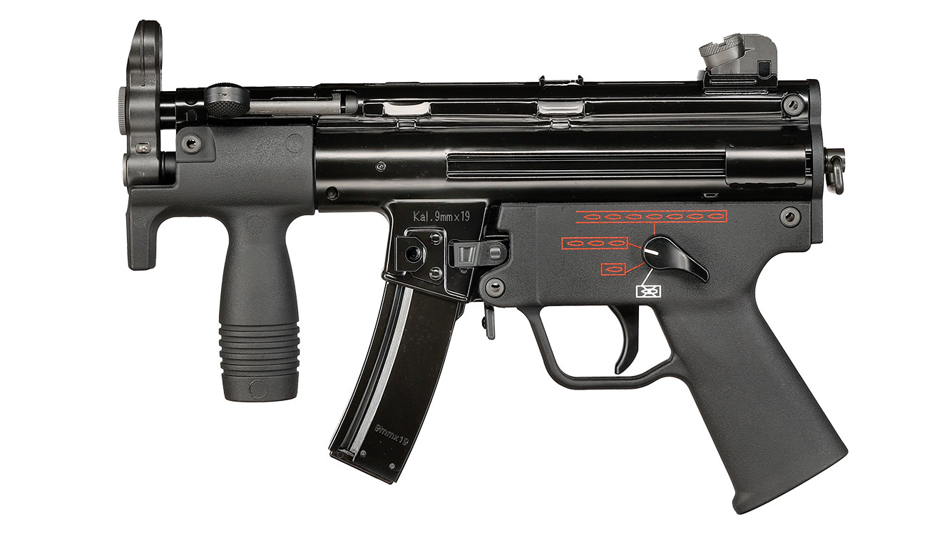 Wei-ETech WE5K Apache SMG Vollmetall GBB 6mm BB schwarz Bild 1