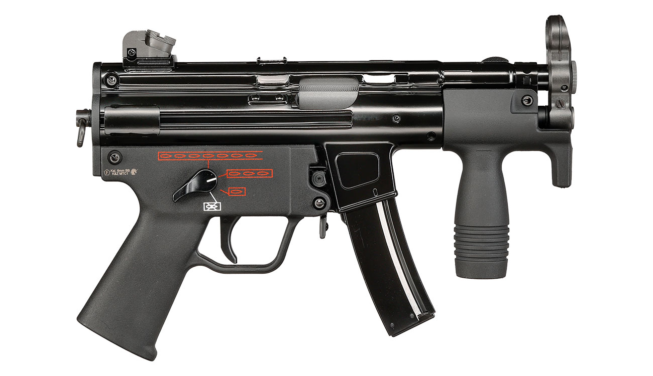 Wei-ETech WE5K Apache SMG Vollmetall GBB 6mm BB schwarz Bild 2